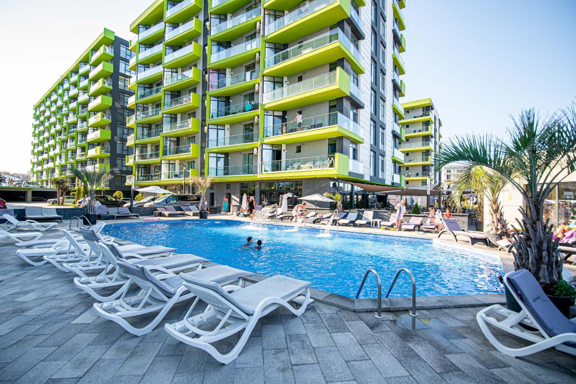Năvodari Aquamarine - Pool & Spa Beach Resort מראה חיצוני תמונה