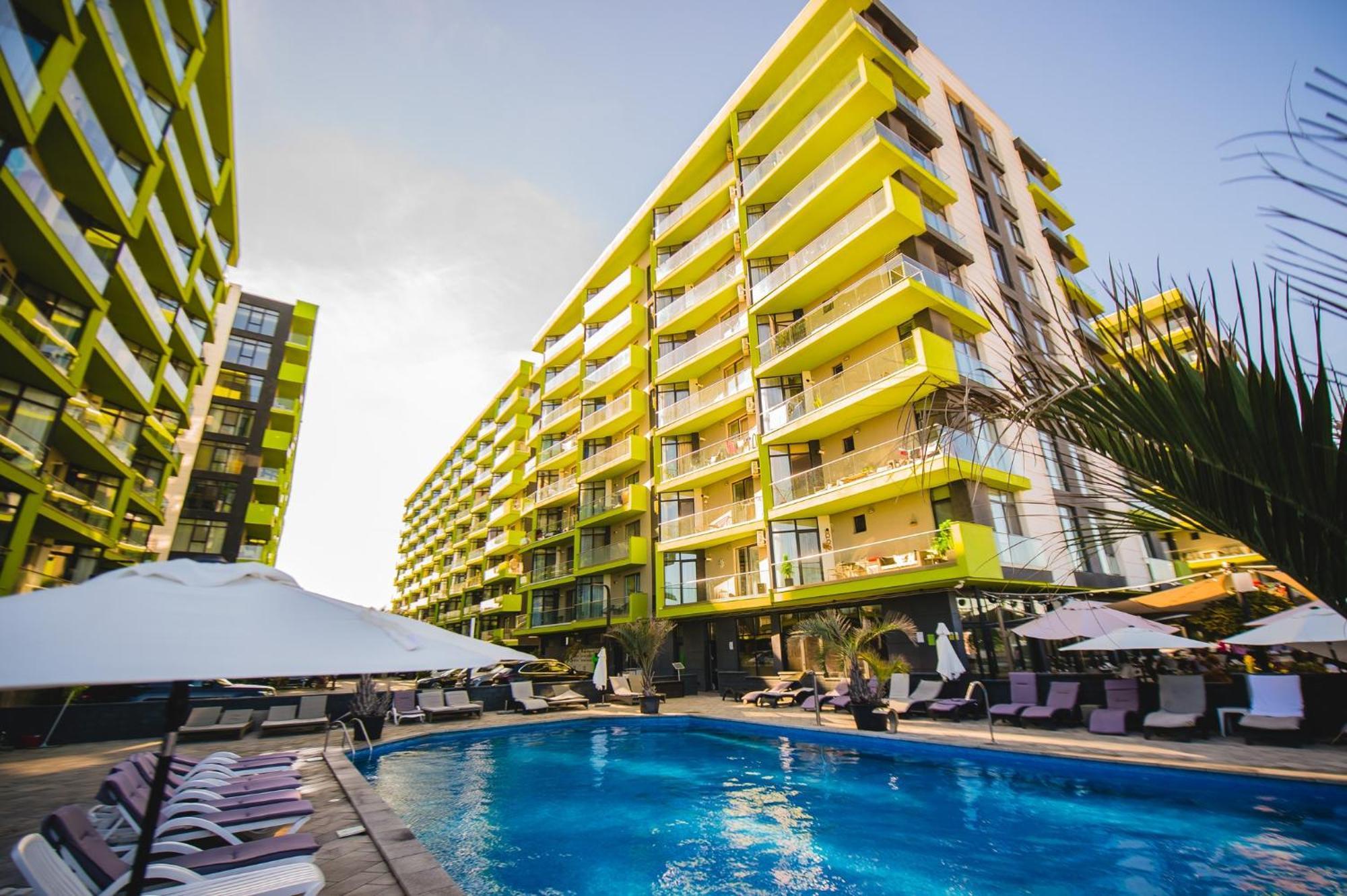 Năvodari Aquamarine - Pool & Spa Beach Resort מראה חיצוני תמונה